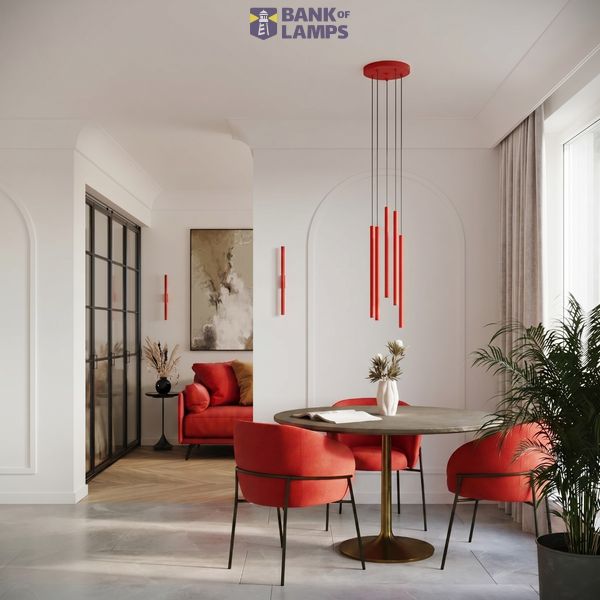 Wall lamp PASTELO 2 red image 8