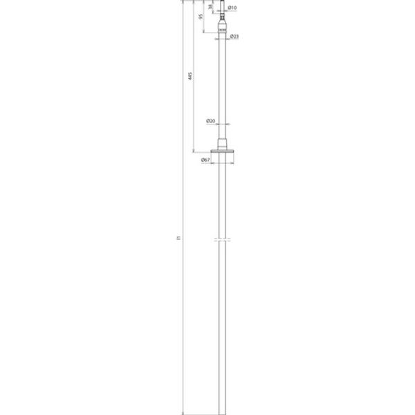 CUI conductor D 20mm Cu 8mm prewired L 5.0m image 2