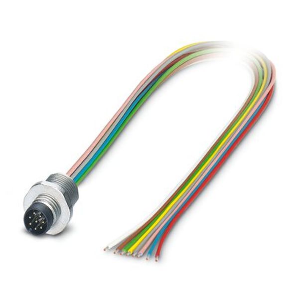 SACC-E-M8MS-8CON-M10/0,5 - Device connector front mounting image 3