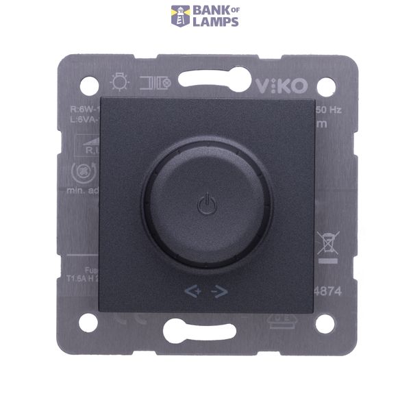 Novella-Trenda Dark Grey Pro Dimmer RLC 350W image 1