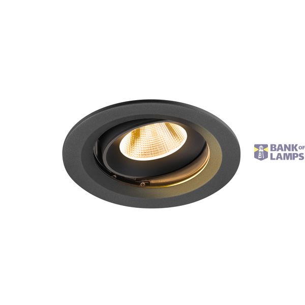 NUMINOS© MOVE M, recessed CL 3000K, 20ø, IP20, round, bl image 1