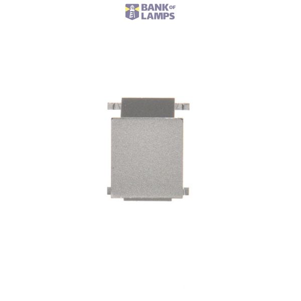 Blind for computer and telephone socket; silver matt image 1