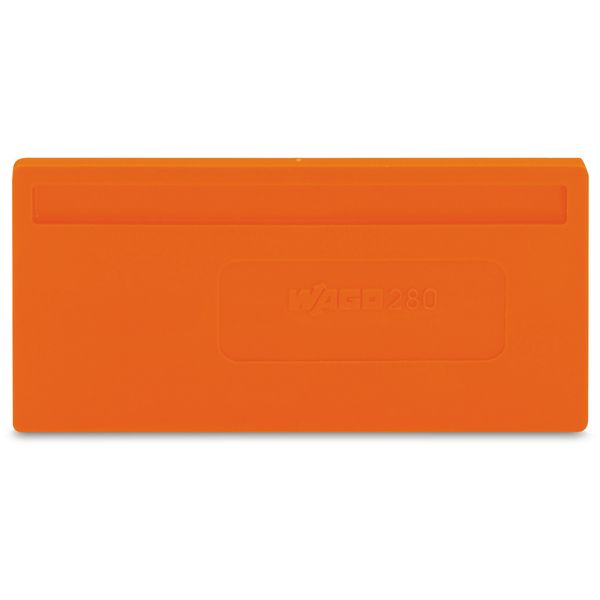 Separator plate 2 mm thick oversized orange image 1