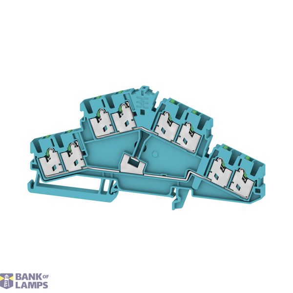 Multi-tier modular terminal, SNAP IN, blue, 2.5 mm², 800 V, Number of  image 1