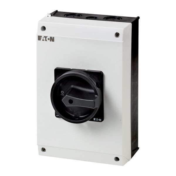 T5-4-15682/I5/SVB-SW Main switch, T5, 100 A, surface mounting, 4 contact unit(s), 6 pole, 1 N/O, 1 N/C, STOP function, With black rotary handle and locking ring, Lockable image 44