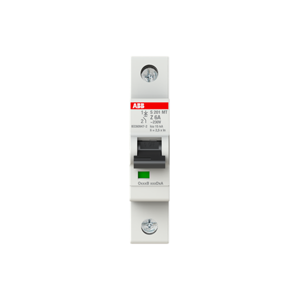 S201MT-Z6 Miniature Circuit Breakers MCBs - 1P - Z - 6 A image 4