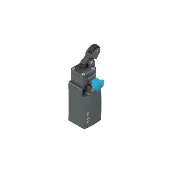 Position switch with one-way roller and reset device image 1