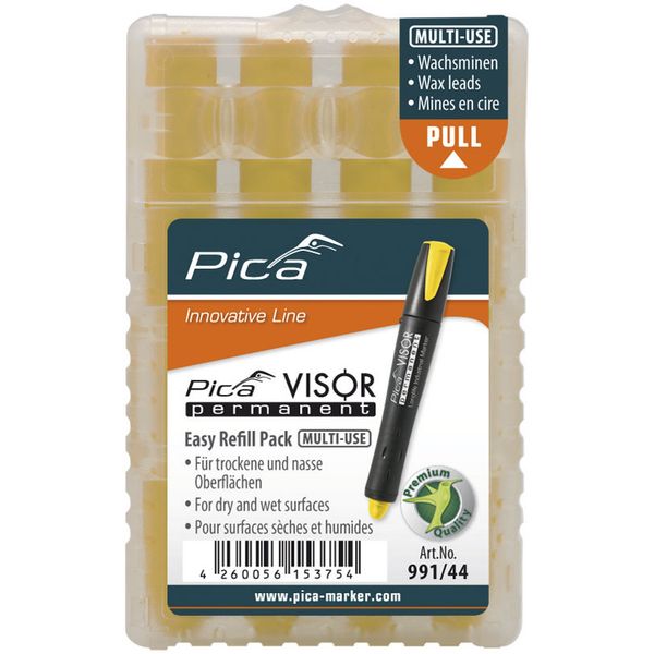 Pica 991/44 VISOR Permanent Refill yellow image 4