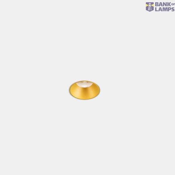 Downlight Play Deco Symmetrical Round Fixed Trimless 12.5W TW 2700K-6500K CRI 90 34.3º DALI DT8 Trimless/Gold IP54 991lm image 1