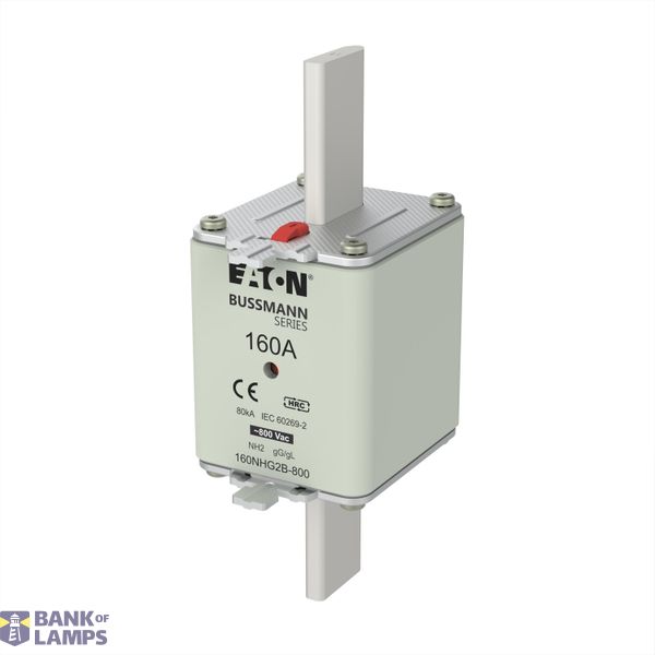 Fuse-link, LV, 160 A, 800 V AC, NH2, Class gG/gL image 1