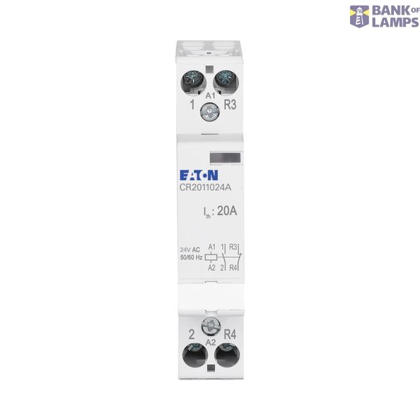Installation contactor, 20A, 24V AC, 1NO+1NC image 4