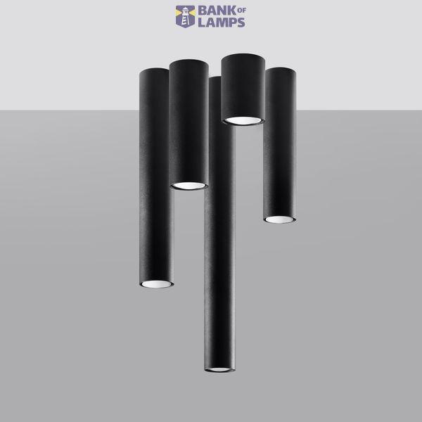 SPOT LAGOS 20 BLACK GU10 1X40W IP20 image 8