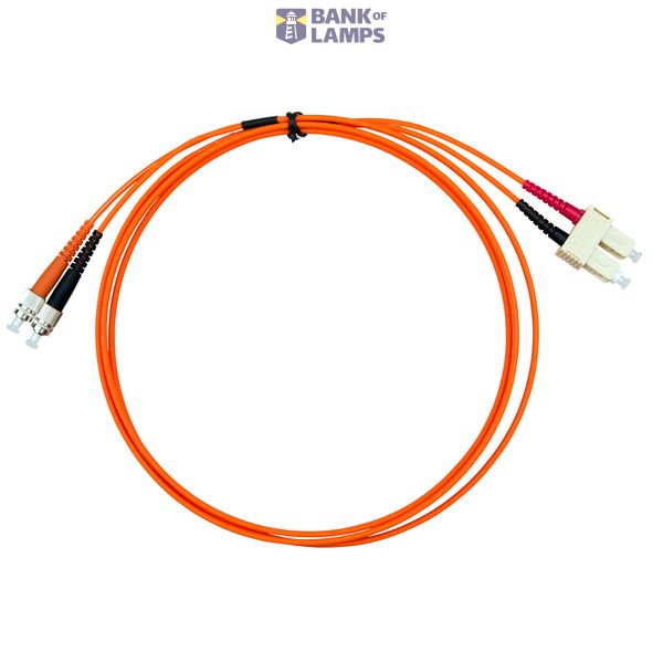 FO Patchcord Duplex SC/FC,62,5/125æm OM1, LS0H, orange, 5m image 2