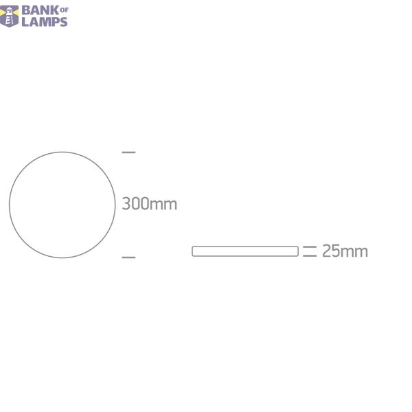 BLACK PLAFO 24W CCTV IP20 230V image 2