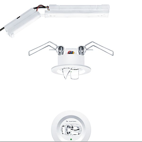 RESCLITE PRO MRCR MINI ESC90 E1D WH - Safety luminaire image 1