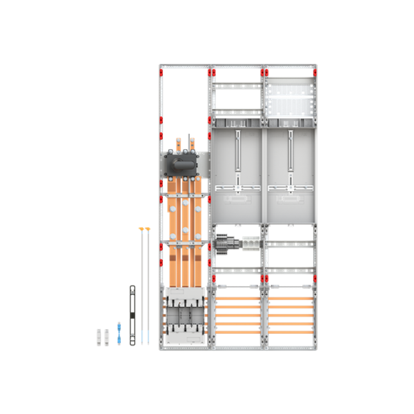 WF39KK43 9RE 3FB Complete panel according to FNN In 200A with three-point fastening image 5