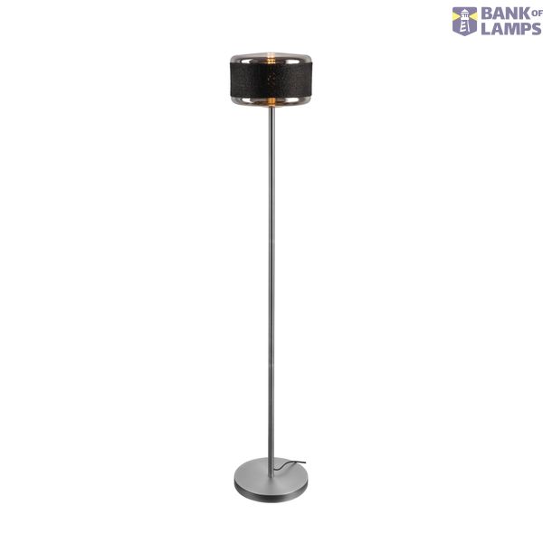 PANTILO ROPE 27, floor light, E27, max. 1 x 15W, IP20 silber image 1