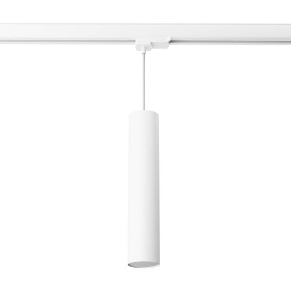 HANGING LAMP FOR 3-PHASE RAIL LAGOS WHITE GU10 4000K 7W 530LM MYL.00006 image 1