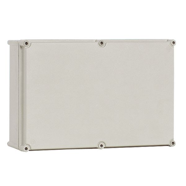 Polyester case with cover, grey, 270x180x171mm image 1