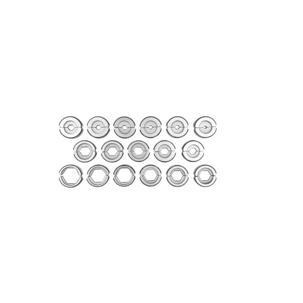 Crimping dies set  12 pairs in K8 box ZS_K8 image 1