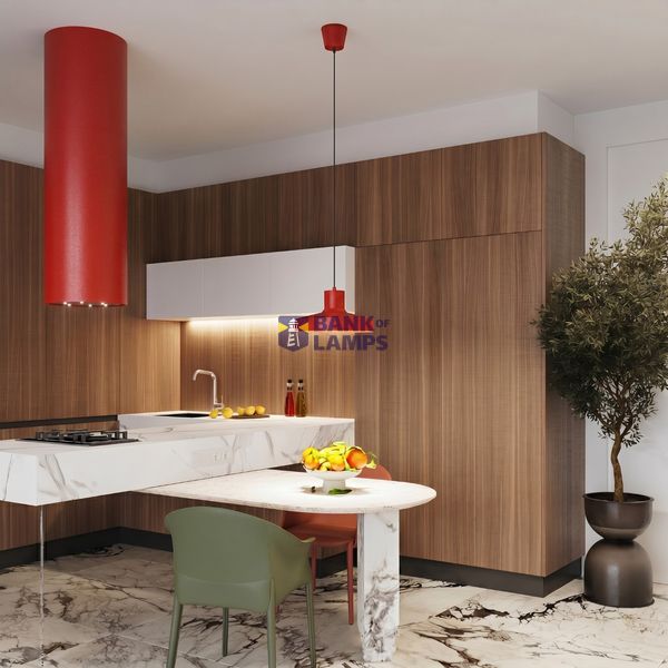 Pendant lamp BILO red image 8