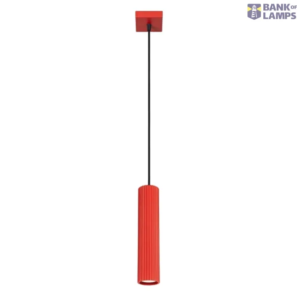 Pendant lamp KARBON 1 red image 1