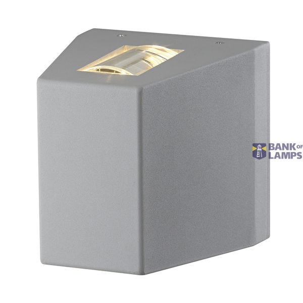 OUT-BEAM R7s wall light, silver-grey, max. 150W, IP44 image 4