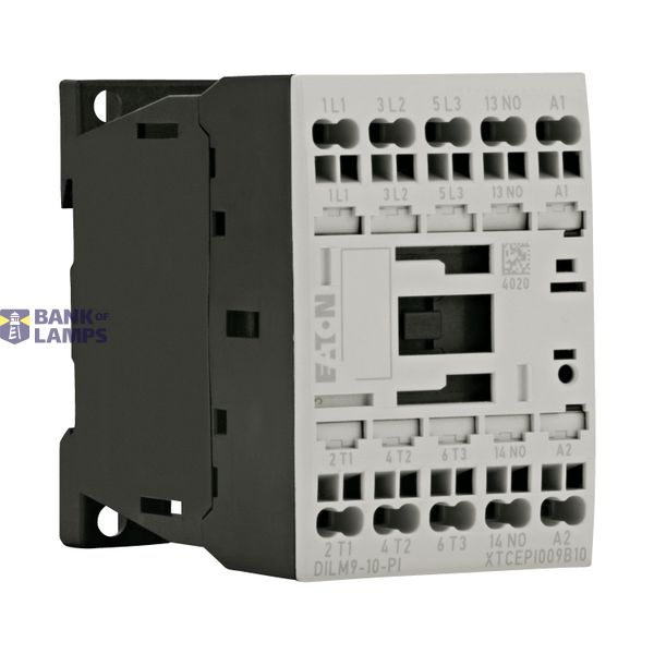 Contactor, 3 pole, 380 V 400 V 4 kW, 1 N/O, 48 V DC, DC operation, Pus image 1