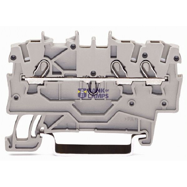 3-conductor through terminal block;1 mm²;suitable for Ex e II applicat image 1