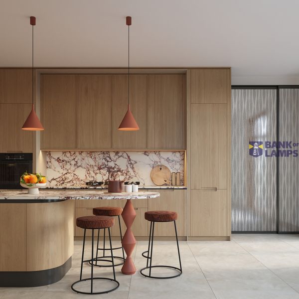 Pendant lamp NOX 25 red ochre image 6