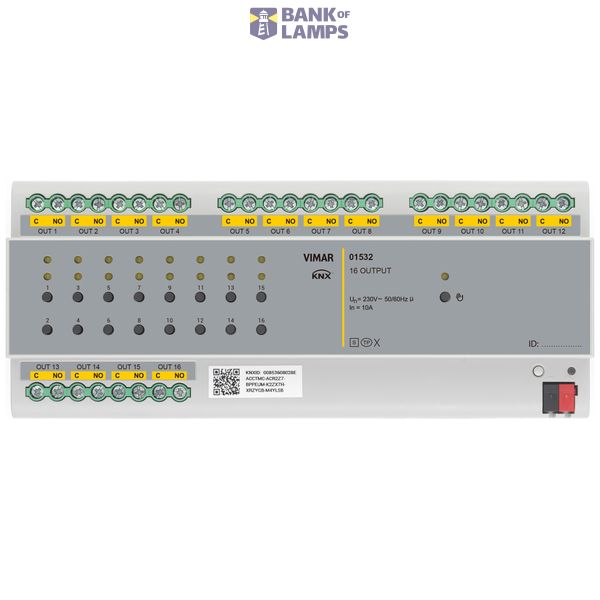 KNX Secure actuator 16 OUTS 250V 10AX image 1