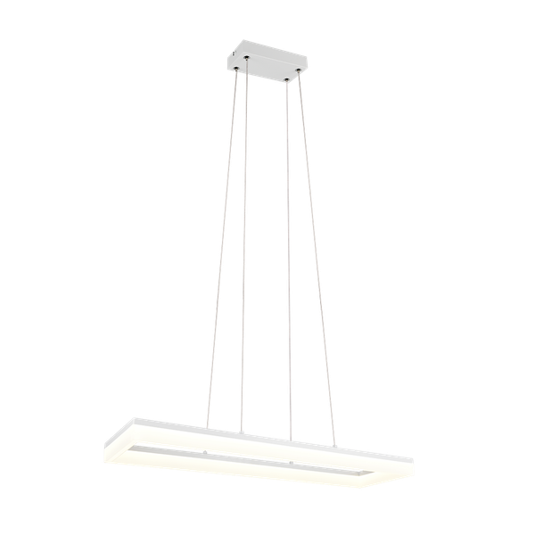 Camino LED pendant matt white 4000K image 1