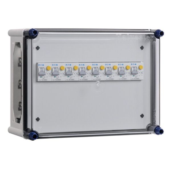 Distribution enclosure Alamat 8x16A incl. bus bars image 1