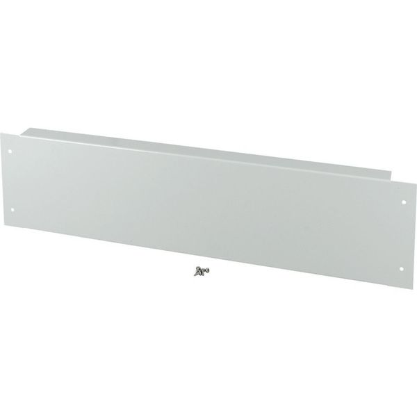 XLSPL2F85 Plinth, front plate for HxW 200 x 850mm, grey image 4