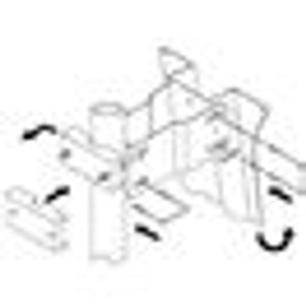 SAT Antenna  80/75cm, Steel, 39dB, foldable feed-arm, white image 7