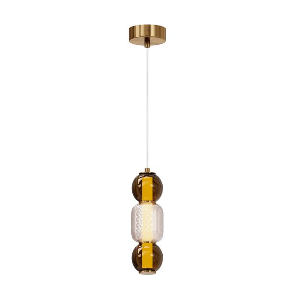 Modern Drop Pendant lamp Gold image 1