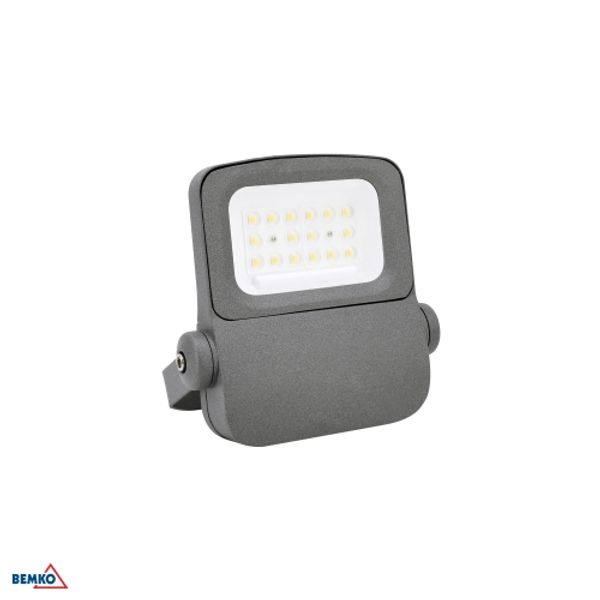 LED FLOODLIGHT LFC CAMPUS 30W 4000K 3600lm IP66 90X90 GREY image 1