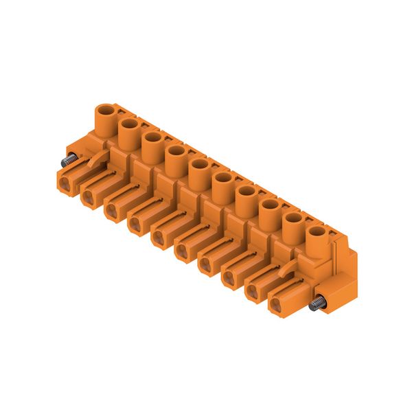 PCB plug-in connector, female plug, 7.62 mm, Number of poles: 10, 180°, Clamping yoke connection, Clamping range, max. : 4 mm², Box image 2