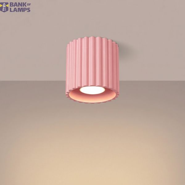 Ceiling lamp AURA 1 pink GU10 image 7