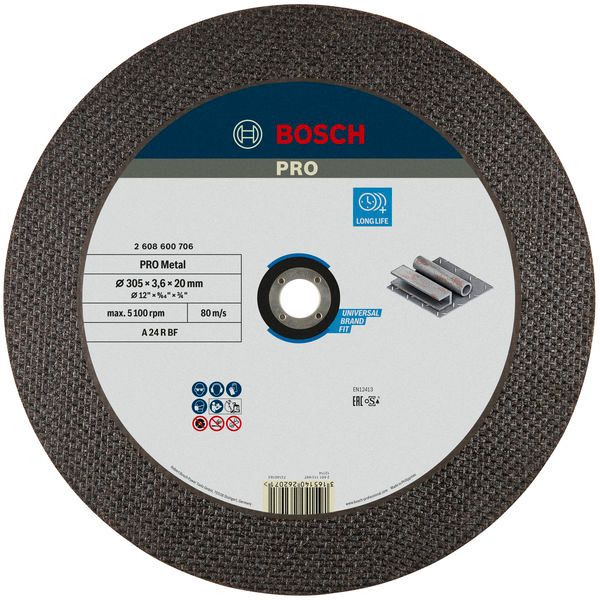Expert for Metal straight cutting disc A 24 R BF, 300 mm, 20,00 mm, 3,5 mm image 2