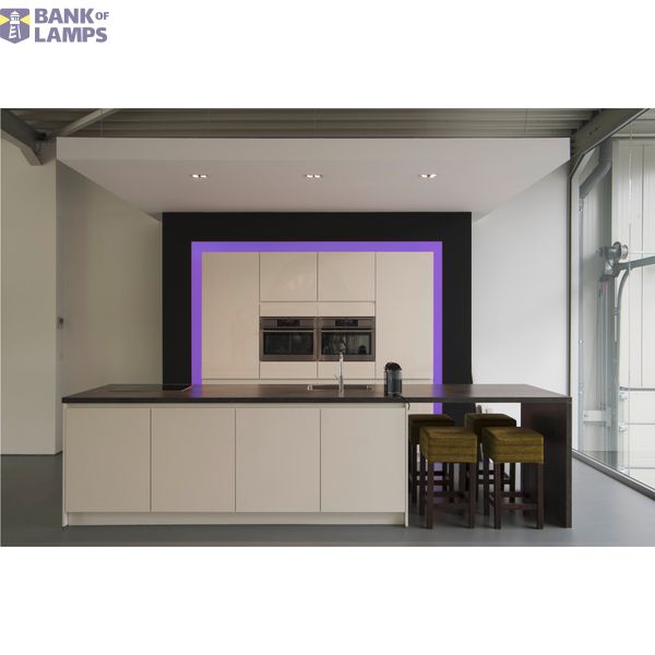 KADUX, recessed ceiling light, double, 3000K, 38°, IP 20, square, white image 4