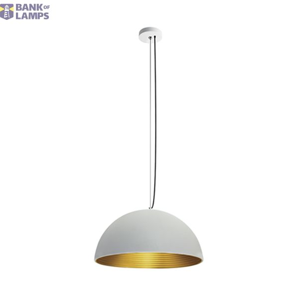WHITE E27 20W BRASS REFLECTOR image 1