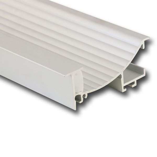 Built-in aluminum profile AT for plasterboard, 29x70mm, Whitey diffusion, 1m image 1