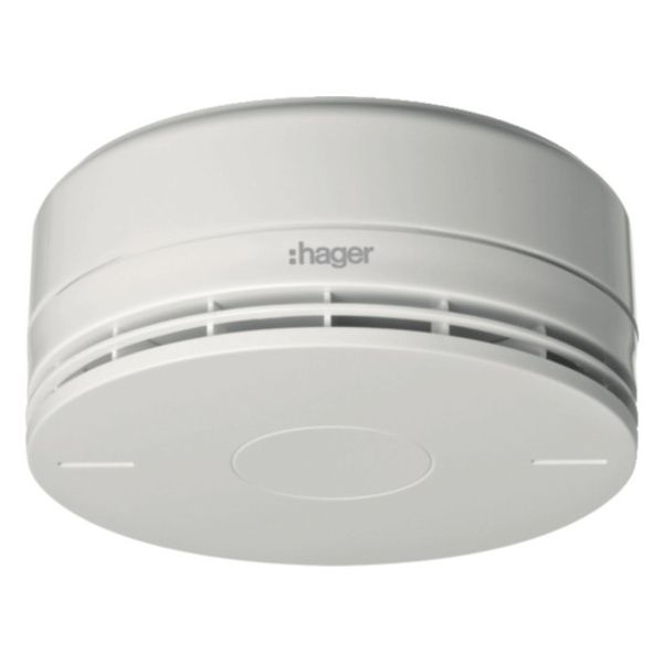 BEKA radio dual detector, smoke detector with integrated siren, EN54, white image 1