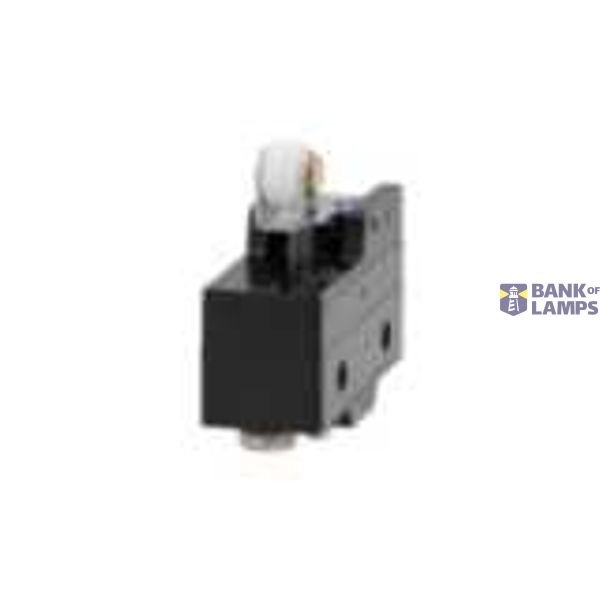 Z15H7047C Basic switch, general purpose, Short hinge roller lever (26.6 R, 9.5x4 dia., Resin roller), Snap action, Self-reset type, Single-Pole, Double-Throw type, SPDT, Screw terminal (M4) Z15H7047C image 1