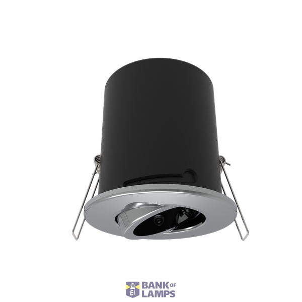 Aliso GU10 Fire-Rated downlight IP20 Tilt Chrome image 1