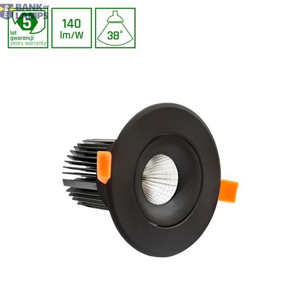 CEL MONA 3 840 27W 230V 38deg Black MESH image 1