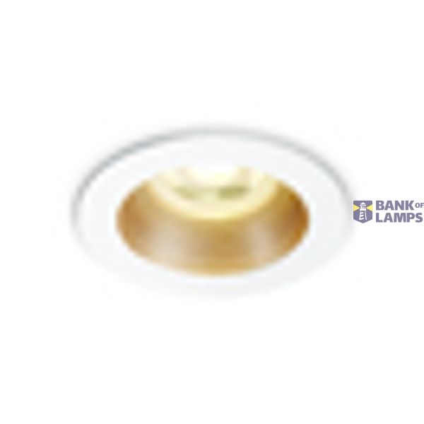 WHITE GU10 10W BRASS REFLECTOR DARK LIGHT image 2