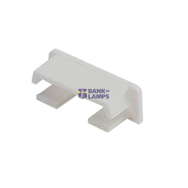GLENOS Endcap for Profile 2609, FLAT, white image 1
