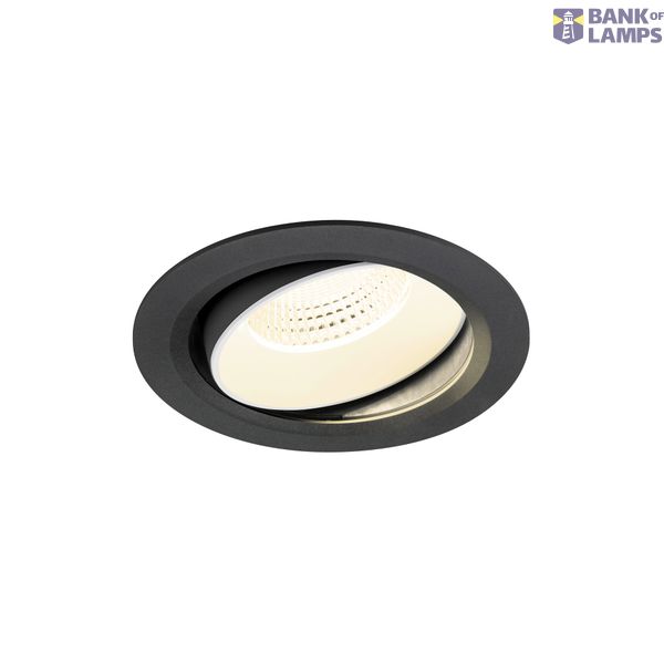 NUMINOS© MOVE XL, recessed CL 4000K, 55ø, IP20 round bl/wh image 1